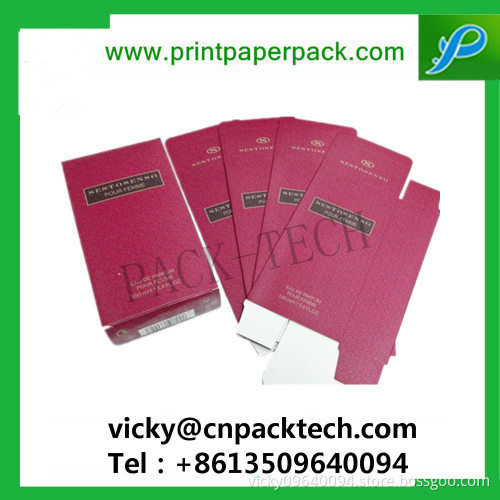 Custom Color Printed Folding Cosmetic Bbcream Perfume Paper  Boxes Essential Oil Paper Packaging Box Cigarette Box